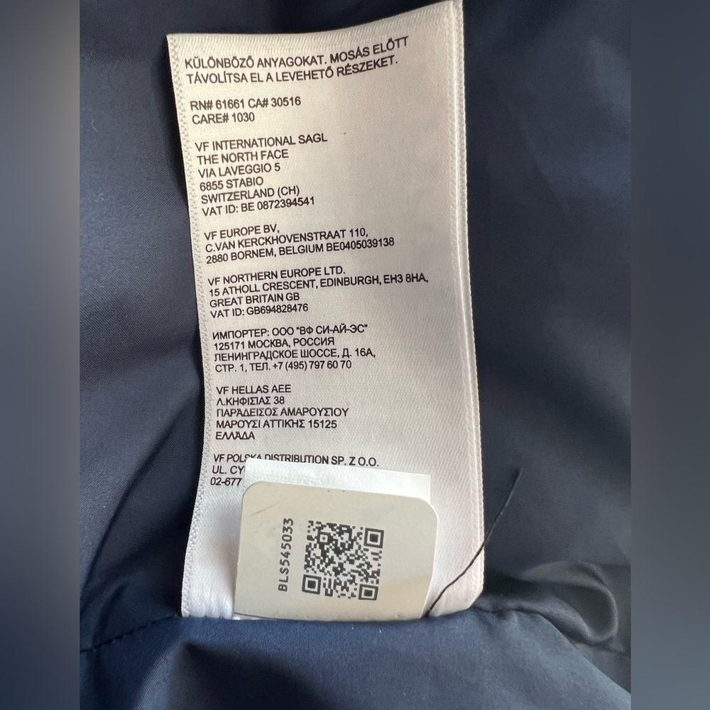 Women’s North Face puffer jacket jet sz XXL - Picture 8 of 9